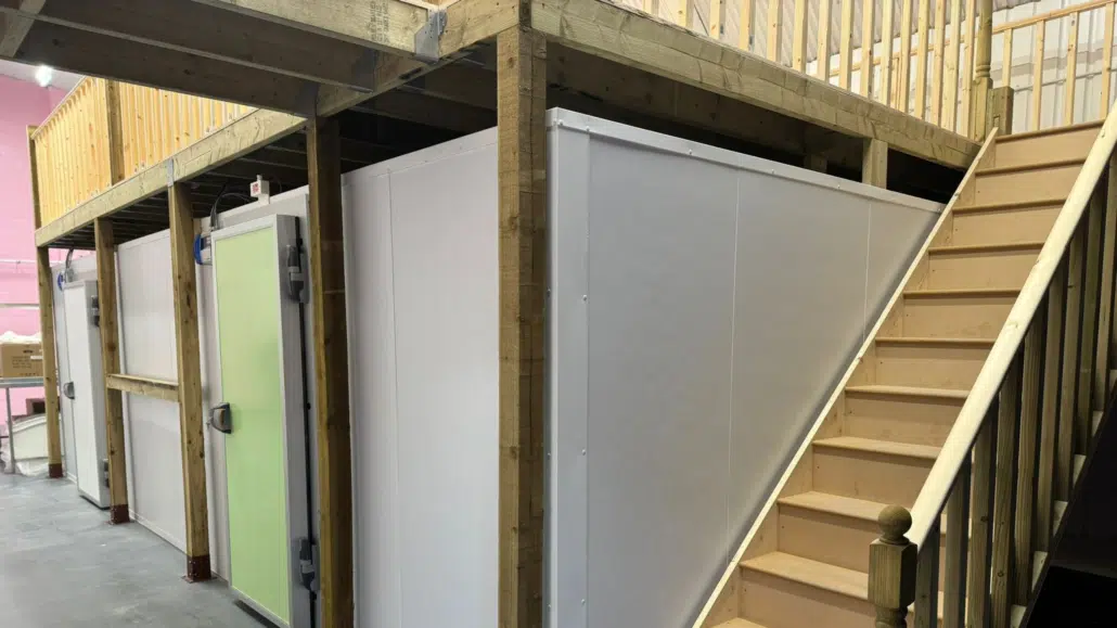 Cold Room Installation with Mezzanine Floors