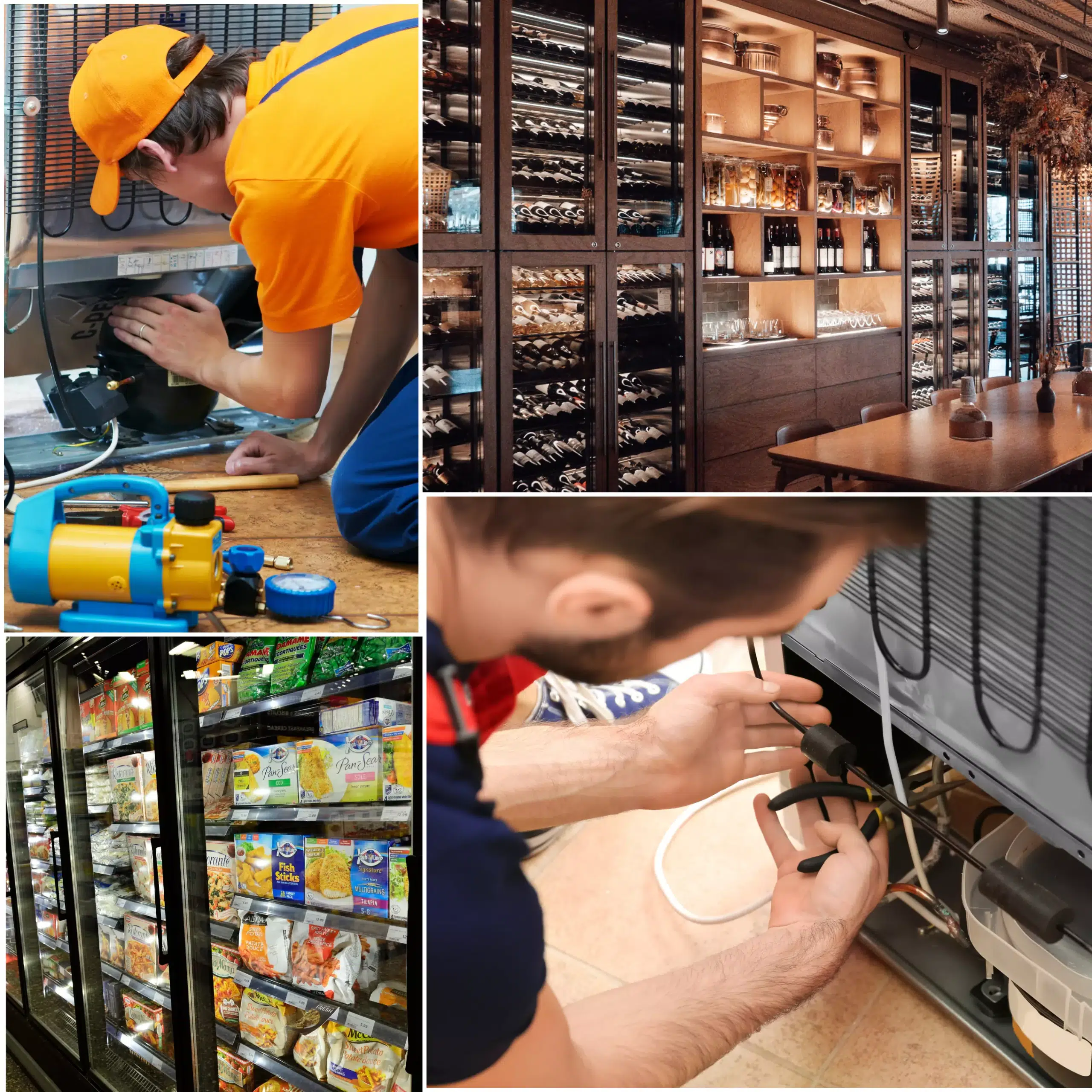 Commercial Refrigeration Engineers repairing Display fridges & Freezers