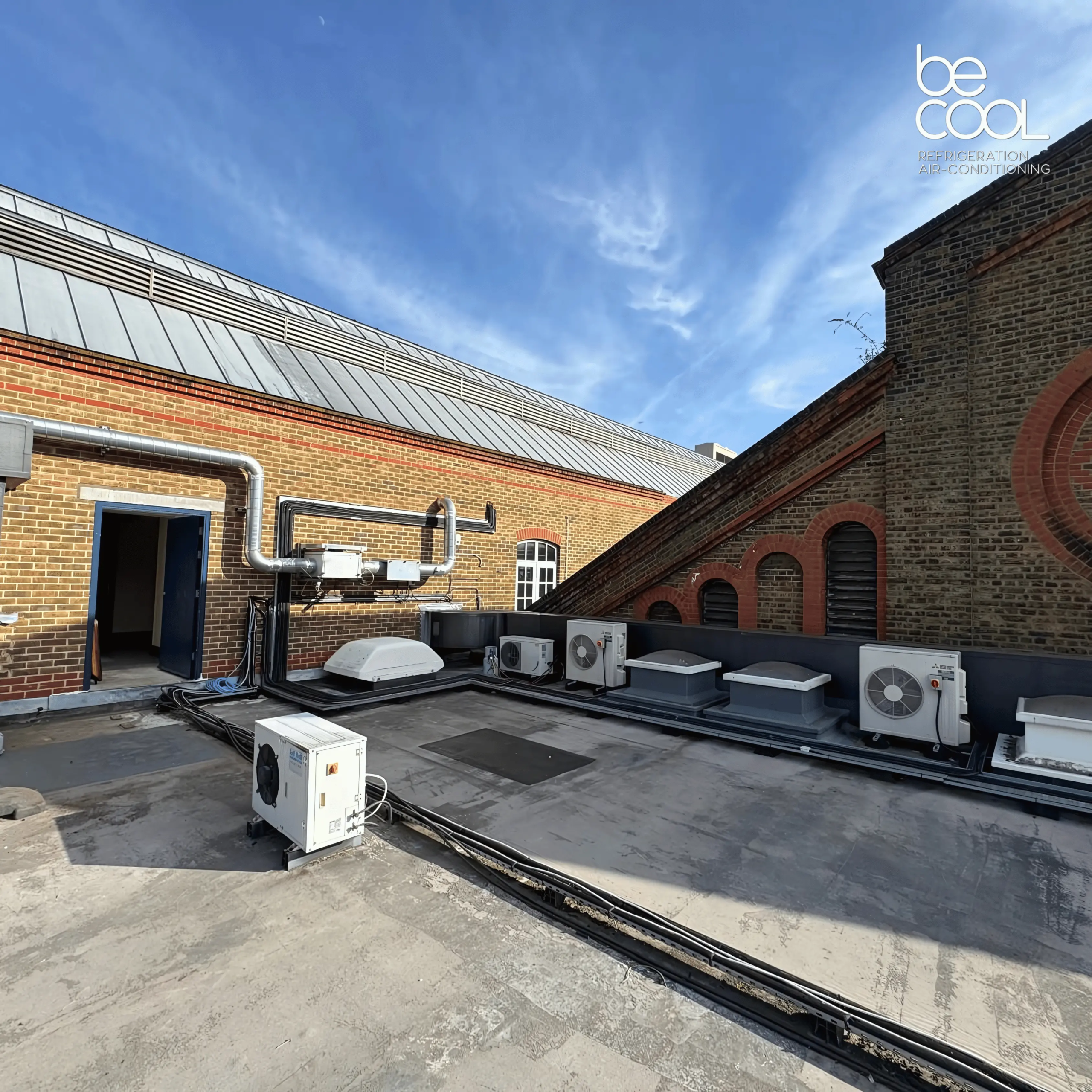 Cold Room Outdoor units on the rooftop