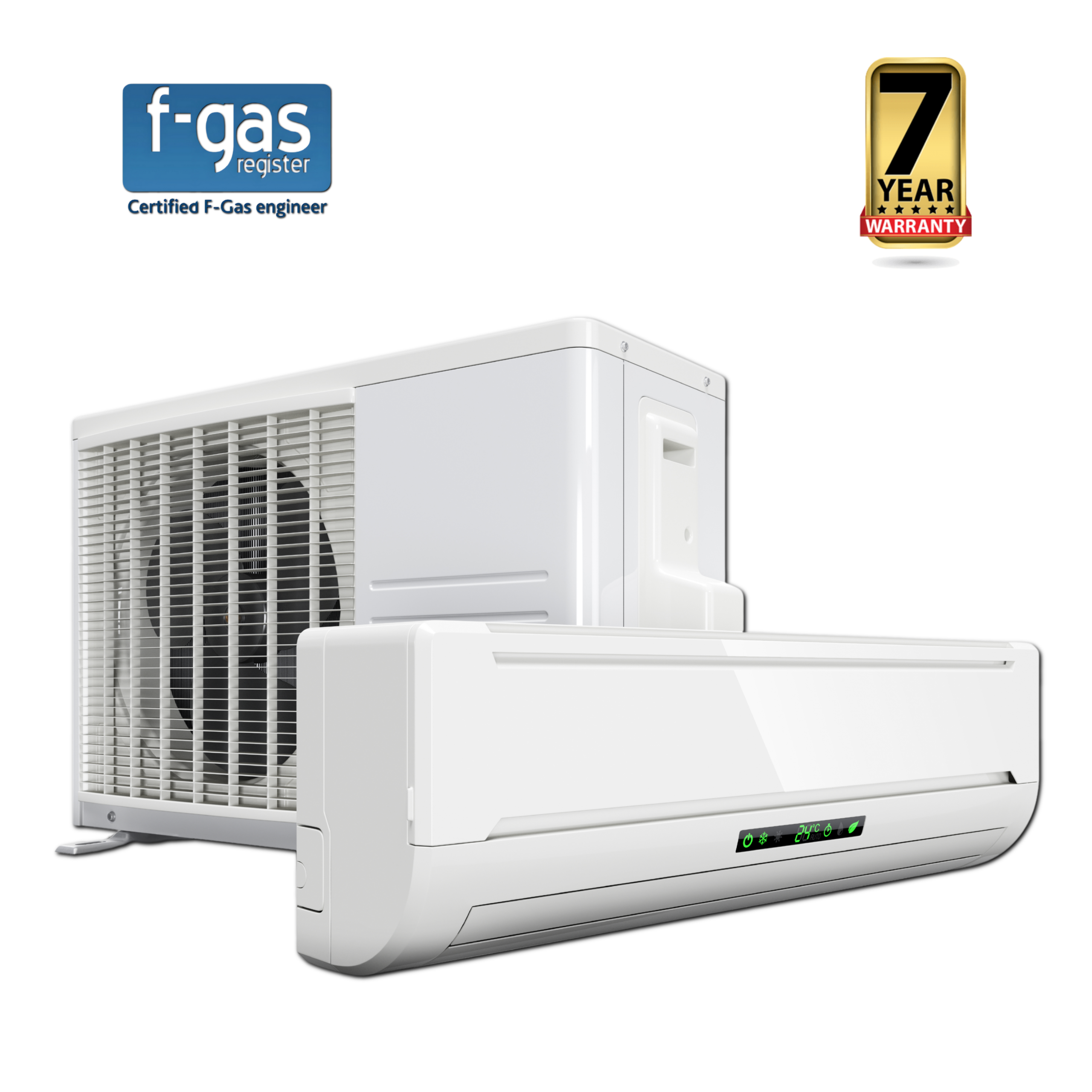 Air Conditioning unit for installation with 7 year warranty