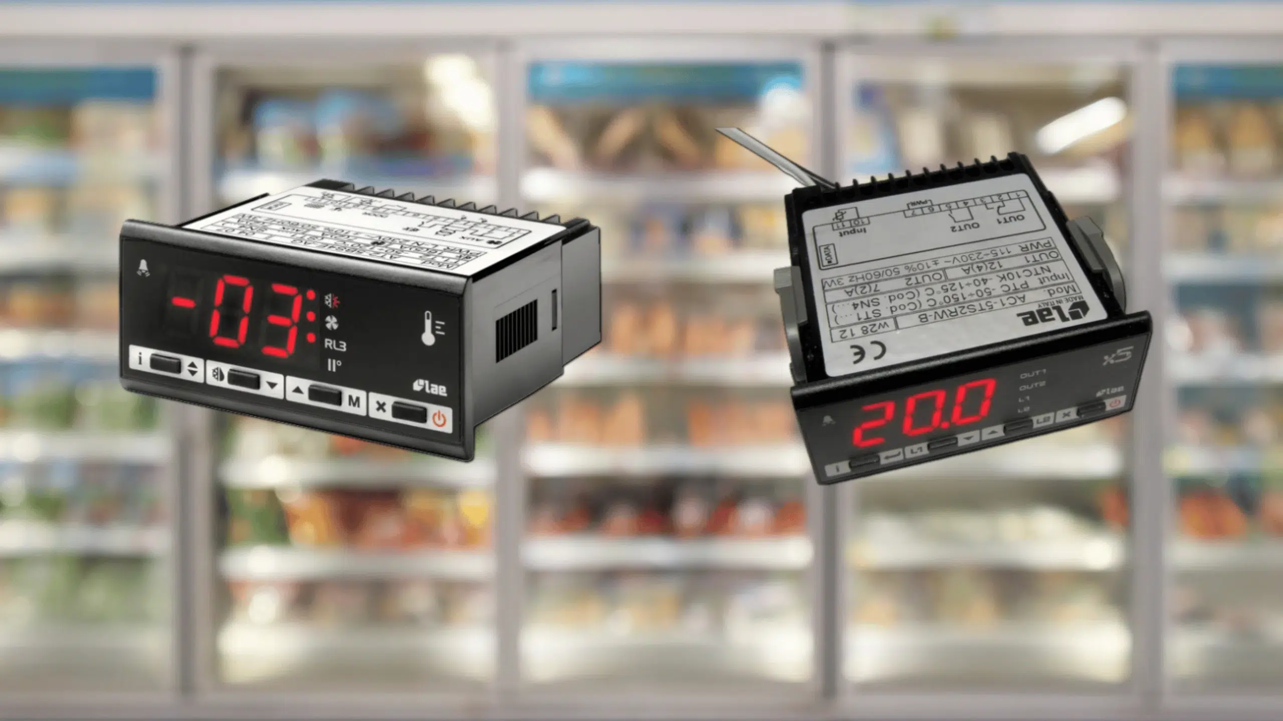LAE Controller with refrigeration background