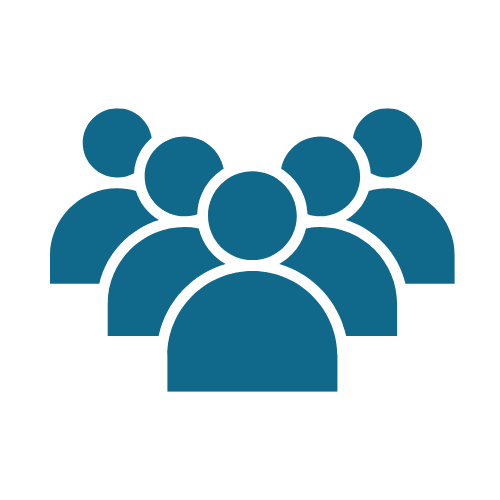 Graphics representing team members