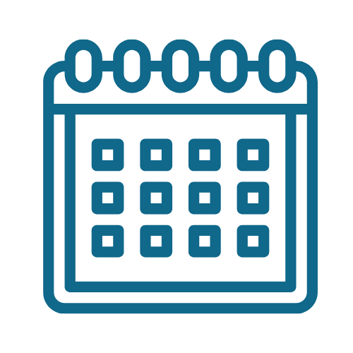 Calender graphics representing no of years