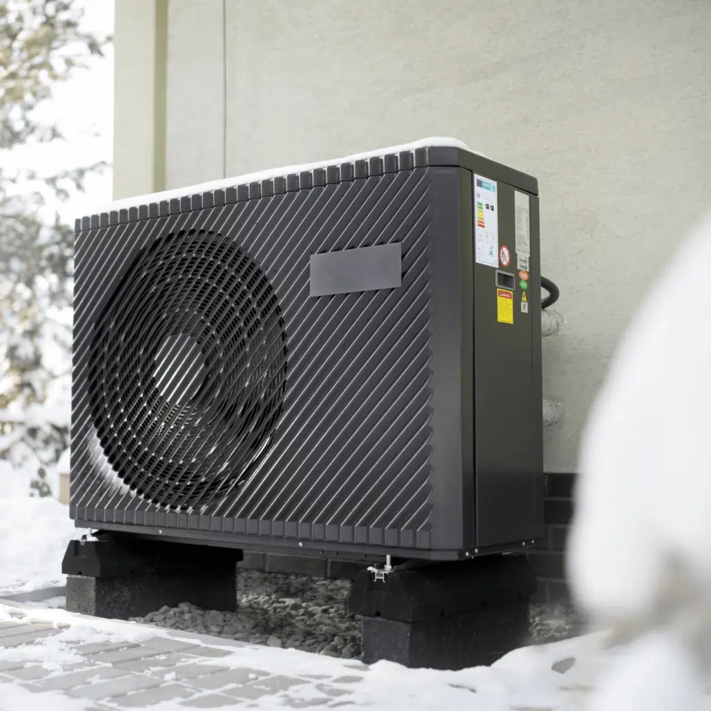 Air source heat pump in winter conditions