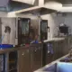 Blast chiller equipment in a commercial kitchen in London